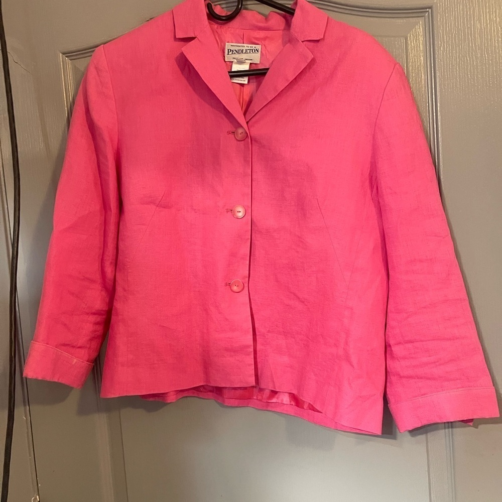 Pendleton Pink Jacket and Pants Set - Picture 2 of 11